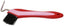 Blue Tag Soft Grip Hoof Pick & Brush Red - Equine Grooming