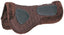 Flair Half Pad With Silicon Grip Brown - Equine Horse Wear