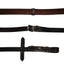 Lumiere Flat Leather and Rubber Grip Reins - Equine Horse Wear