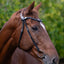 Lumiere Sienna Nosbeandless Bridle - Equine Horse Wear