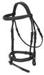 Platinum Shaped Raised Padded Bridle - Equine Horse Wear
