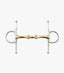 Premier Equine Brass Alloy Full Cheek Snaffle with Lozenge - Equine Horse Wear