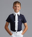 Premier Equine Mini Antonio Boy's Short Sleeve Show Shirt - Equestrian Shirts & Jackets