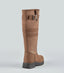 Premier Equine Monte Waterproof Country Boot Regular Brown rear view KiwiPetz