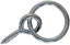 Screw Eye With Ring Attached 5 Pack - Equine Stable Equipment