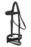 Platinum Wide Padded Hunt Bridle - Equine Horse Wear 