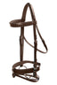 Platinum Wide Padded Hunt Bridle - Equine Horse Wear 