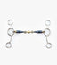 Premier Equine Blue Sweet Iron Tom Thumb Bit with Brass Alloy Lozenge