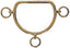 Blue Tag Solid Brass Anti Rearing Bit - Equine Horse Wear 