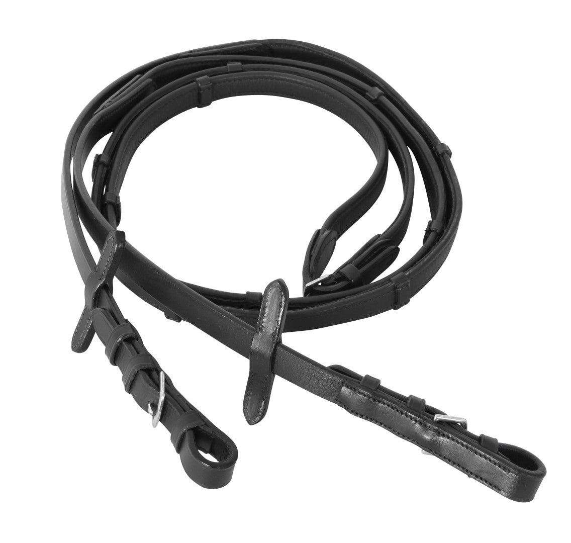 Very Pretty Pony & Small Pony Flash Bridle With Soft Rubber Reins - Black