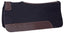 Double Hill Contoured Wool Felt Western Pad Black - Equine Horse Wear 