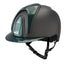 KEP Italia Carbon Helmet E-Light Matte / Metal Green Inserts - Equine Helmets - 2 Inserts / M 51cm-2 Inserts / M 52cm-2 Inserts / M 53cm-2 Inserts / M 54cm-2 Inserts / M 55cm