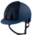 KEP Italia Cromo 2.0 Helmet Matte Blue with Glitter Front Panel Medium - Equine Helmets - Default Title