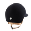 KEP Italia Smart Nova Velvet Collection - Equine Helmets - Black with Black Chinstrap / Standard Visor / M 51cm-Black with Black Chinstrap / Standard Visor / M 52cm-Black with Black Chinstrap / Standard Visor / M 53cm-Black with Black Chinstrap / Standard Visor / M 54cm-Black with Black Chinstrap / Standard Visor / M 55cm