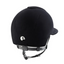 KEP Italia Smart Nova Velvet Collection - Equine Helmets - Black with Black Chinstrap / Standard Visor / M 51cm-Black with Black Chinstrap / Standard Visor / M 52cm-Black with Black Chinstrap / Standard Visor / M 53cm-Black with Black Chinstrap / Standard Visor / M 54cm-Black with Black Chinstrap / Standard Visor / M 55cm