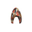 Kep Italia Front & Rear Panels - Vikings Collection - Equine Helmets - Orange / Front-Orange / Back-Pink / Front-Pink / Back-Grey / Front