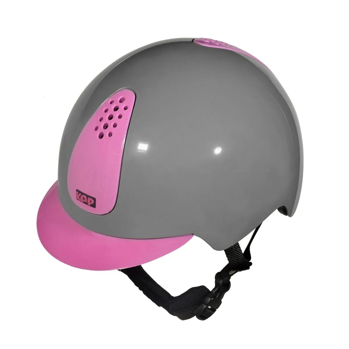 Kep Italia Keppy Kids Helmet - Grey & Pink – The Saddlery Store