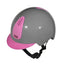 Kep Italia Keppy Kids Helmet - Grey & Pink - Equine Helmets - 49cm-50cm-51cm-52cm-53cm