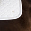 LARA TWEEDIE WHITE CRYSTAL SADDLE PAD
