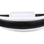 Lumiere Melodie Cavesson Matte Noseband - White Padding - Equine Horse Wear 