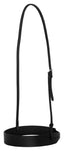 Platinum Flat Leather Noseband - Equine Horse Wear - Black / Pony-Black / Cob-Black / Hack-Black / Warmblood-Brown / Pony