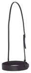 Platinum Flat Leather Noseband - Equine Horse Wear - Black / Pony-Black / Cob-Black / Hack-Black / Warmblood-Brown / Pony