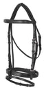 Platinum Flat Padded Hanoverian Bridle - Equine Horse Wear 