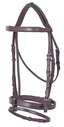 Platinum Flat Padded Hanoverian Bridle - Equine Horse Wear 