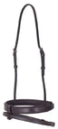 Platinum Flat Padded Noseband - Equine Horse Wear - Black / Pony-Black / Cob-Black / Full-Brown / Pony-Brown / Cob