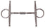 Platinum Full Cheek Eggbutt Bit With Roller - Equine Horse Wear 