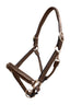 Platinum Leather Show Halter - Equine Horse Wear 
