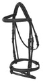 Platinum Raised Padded Hanoverian Bridle - Equine Horse Wear 