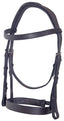 Platinum Signature Show Hunter Bridle - Equine Horse Wear - Black / Pony-Black / Cob-Black / Hack-Black / Warmblood-Brown / Pony