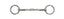 Platinum Small Loose Ring Snaffle With Roller - Equine Horse Wear 