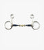 Premier Equine Blue Sweet Iron Hanging Cheek with Brass Alloy Lozenge - Equine Horse Wear 