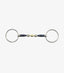 Premier Equine Blue Sweet Iron Loose Ring Snaffle with Brass Alloy Lozenge - Equine Horse Wear 