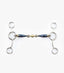 Premier Equine Blue Sweet Iron Tom Thumb Bit with Brass Alloy Lozenge - Equine Horse Wear 