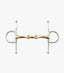 Premier Equine Brass Alloy Full Cheek Snaffle with Lozenge - Equine Horse Wear 
