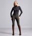 Premier Equine Elixir Womens Gel Full Seat Riding Breeches Mosswood - Equestrian Breeches & Jodhpurs - 22" (UK 6)-24" (UK 8)-26" (UK 10)-28" (UK 12)-30" (UK 14)
