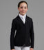 Premier Equine Evinco Girls Competition Jacket Jet Black - Equestrian Shirts & Jackets 