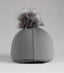 Premier Equine Jersey Hat Silk with Faux Fur Pom Pom - Equestrian Gloves & Hats 