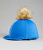 Premier Equine Jersey Hat Silk with Faux Fur Pom Pom - Equestrian Gloves & Hats 