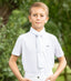 Premier Equine Mini Antonio Boy's Short Sleeve Show Shirt - Equestrian Shirts & Jackets 