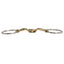 STC Angled Lozenge Loose Ring Training Snaffle Bit - Equine Horse Wear - Cob 12.5cm-Full 13.5cm