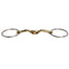 STC Angled Lozenge Loose Ring Training Snaffle Bit - Equine Horse Wear - Cob 12.5cm-Full 13.5cm