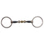 STC Blue Alloy Loose Ring Training Snaffle Bit - Equine Horse Wear - Cob 12.5cm-Full 13.5cm