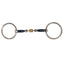 STC Blue Alloy Training Snaffle With Roller Mouth - Equine Horse Wear - Cob 12.5cm-Full 13.5cm