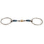 STC Blue Alloy Training Snaffle With Roller Mouth - Equine Horse Wear - Cob 12.5cm-Full 13.5cm