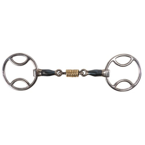 STC Blue Alloy Wilkie - Bevel Bit With Roller Mouth – The Saddlery Store