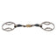 STC Blue Alloy Wilkie - Bevel Bit With Roller Mouth - Equine Horse Wear - Pony 11.5cm-Cob 12.5cm-Full 13.5cm